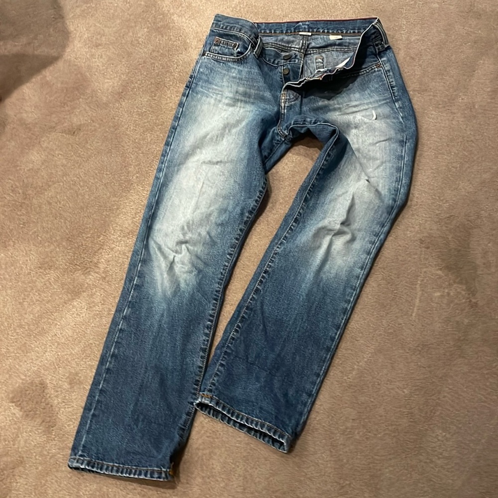 Abercrombie and Fitch size 4 low to medium rise straight jeans.